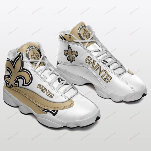 JWFancy New Orleans Saints NFL AJ13 Sneakers Shoes For Men And Women