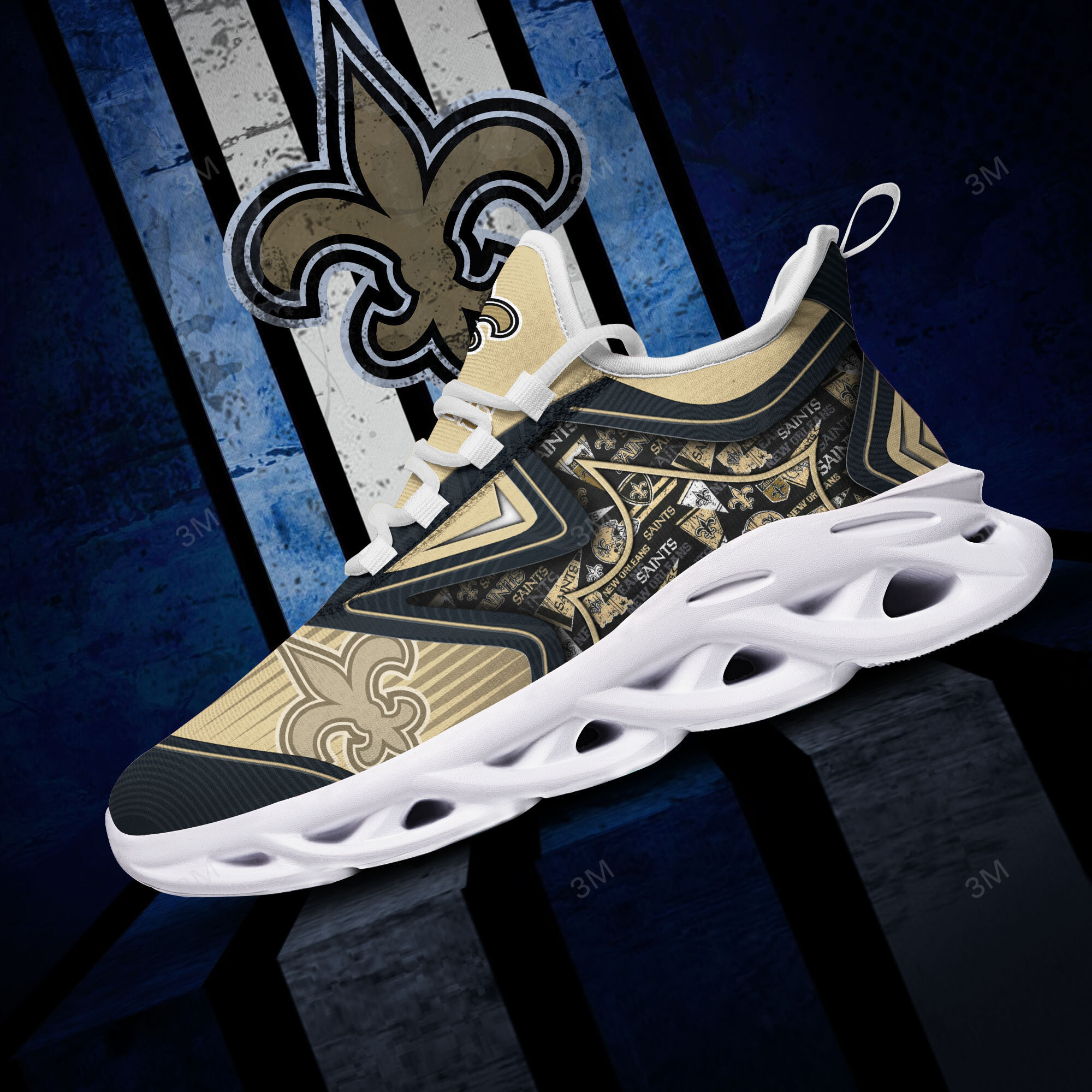 JWFancy New Orleans Saints NFL Max Soul Shoes Sneakers For Men And Women