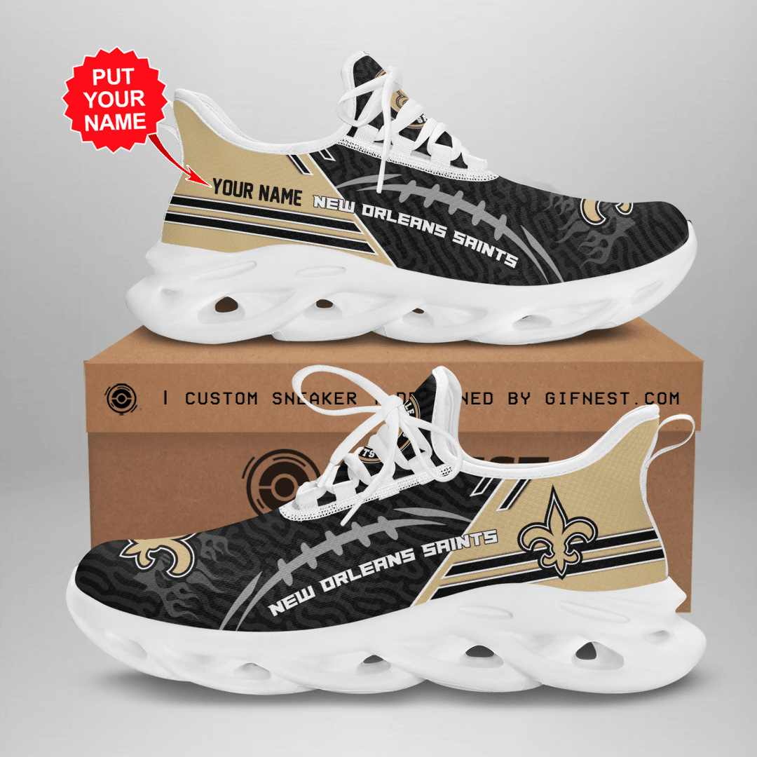 JWFancy New Orleans Saints NFL Max Soul Shoes Sneakers For Men And Women
