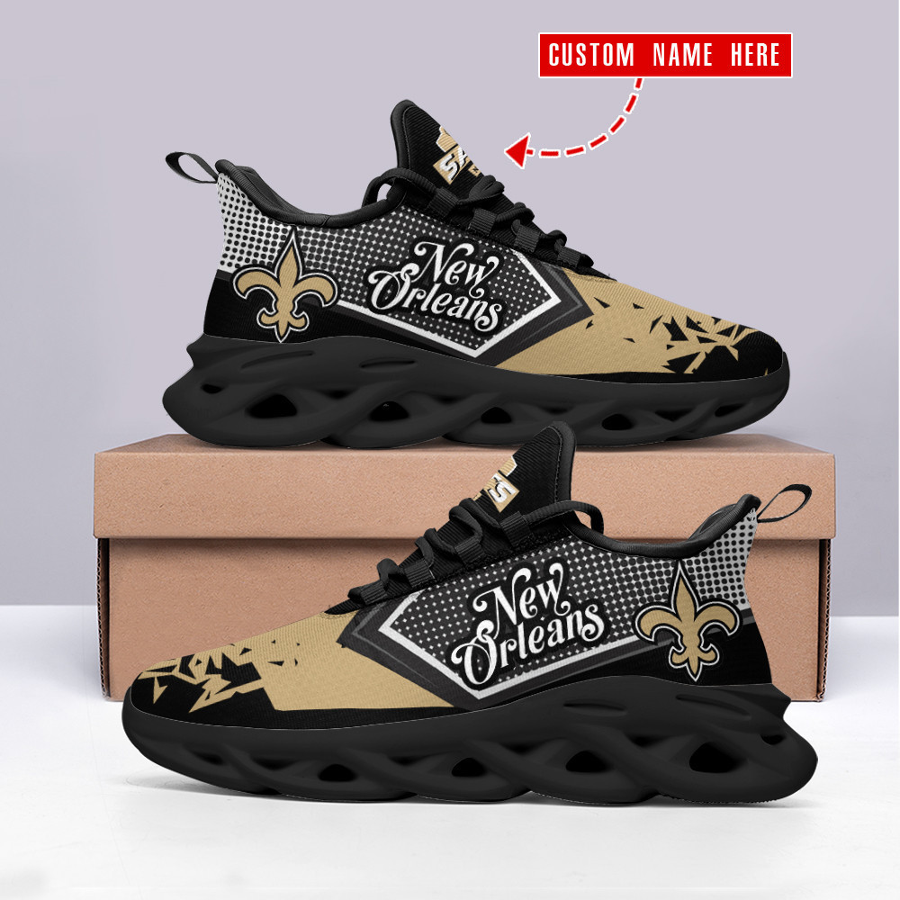 JWFancy New Orleans Saints NFL Max Soul Shoes Sneakers For Men And Women