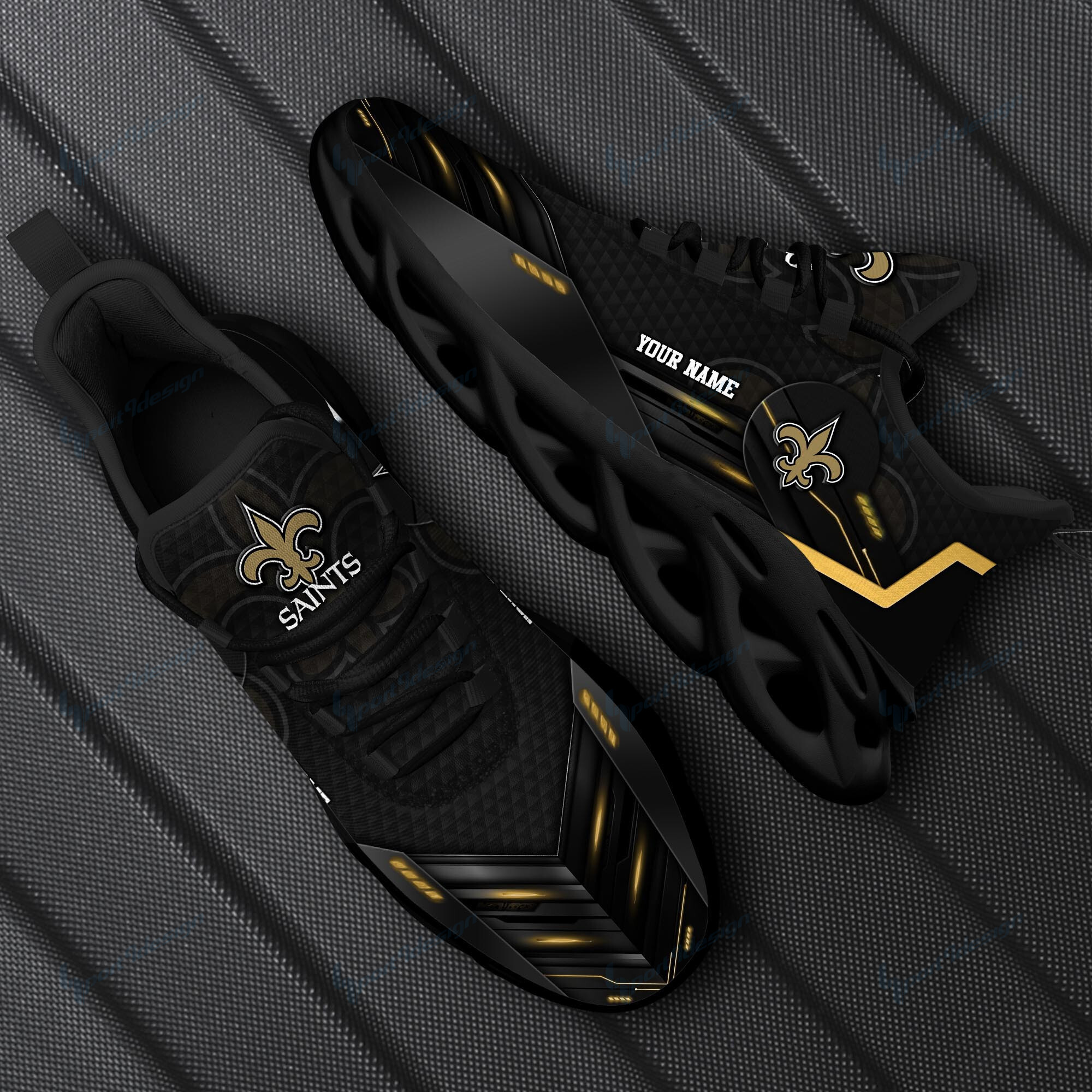 JWFancy New Orleans Saints NFL Max Soul Shoes Sneakers For Men And Women