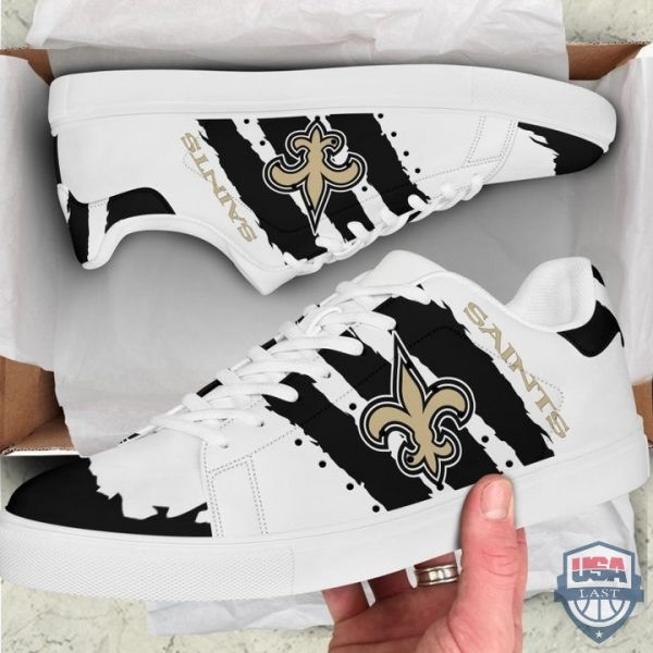 JWFancy New Orleans Saints Skate Stan Shoes Sneakes For Men And Women