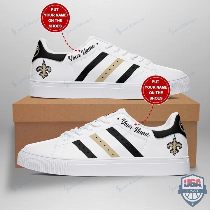 JWFancy New Orleans Saints Skate Stan Shoes Sneakes For Men And Women