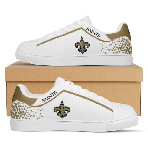 JWFancy New Orleans Saints Skate Stan Shoes Sneakes For Men And Women