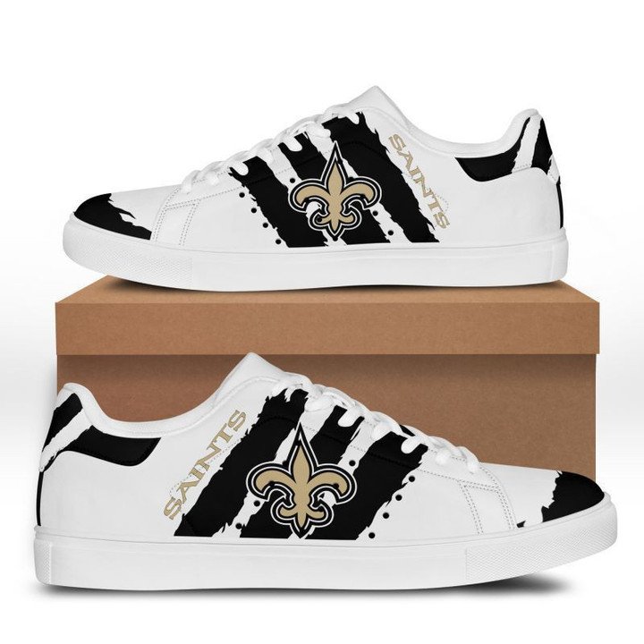JWFancy New Orleans Saints Skate Stan Shoes Sneakes For Men And Women
