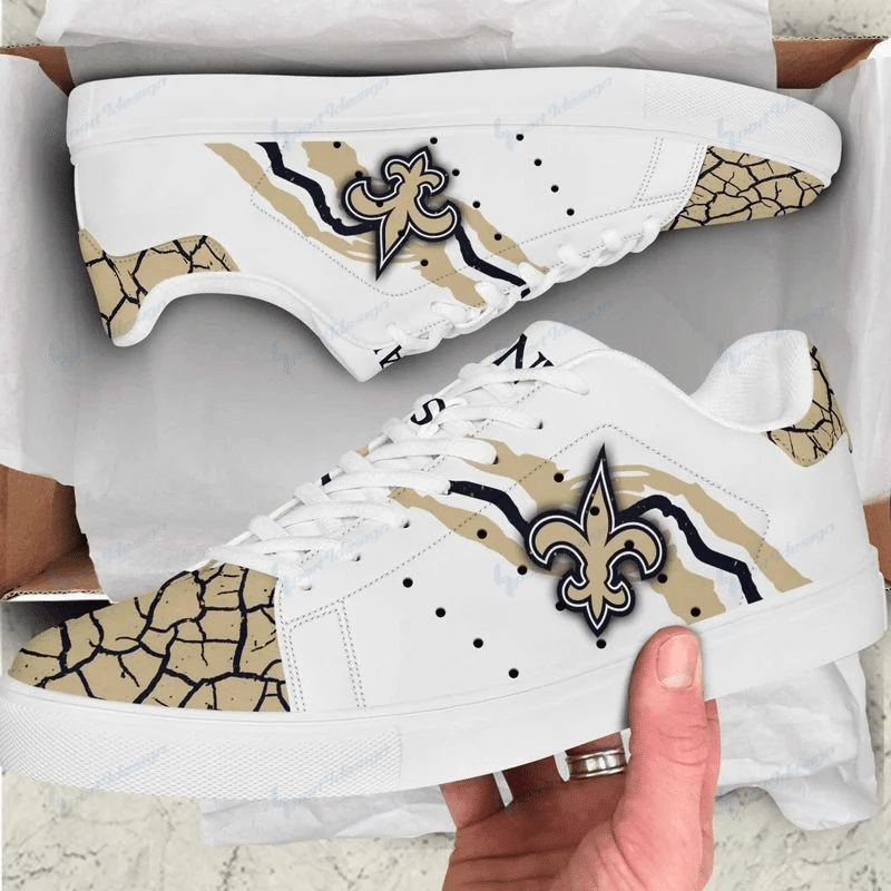 JWFancy New Orleans Saints Skate Stan Shoes Sneakes For Men And Women