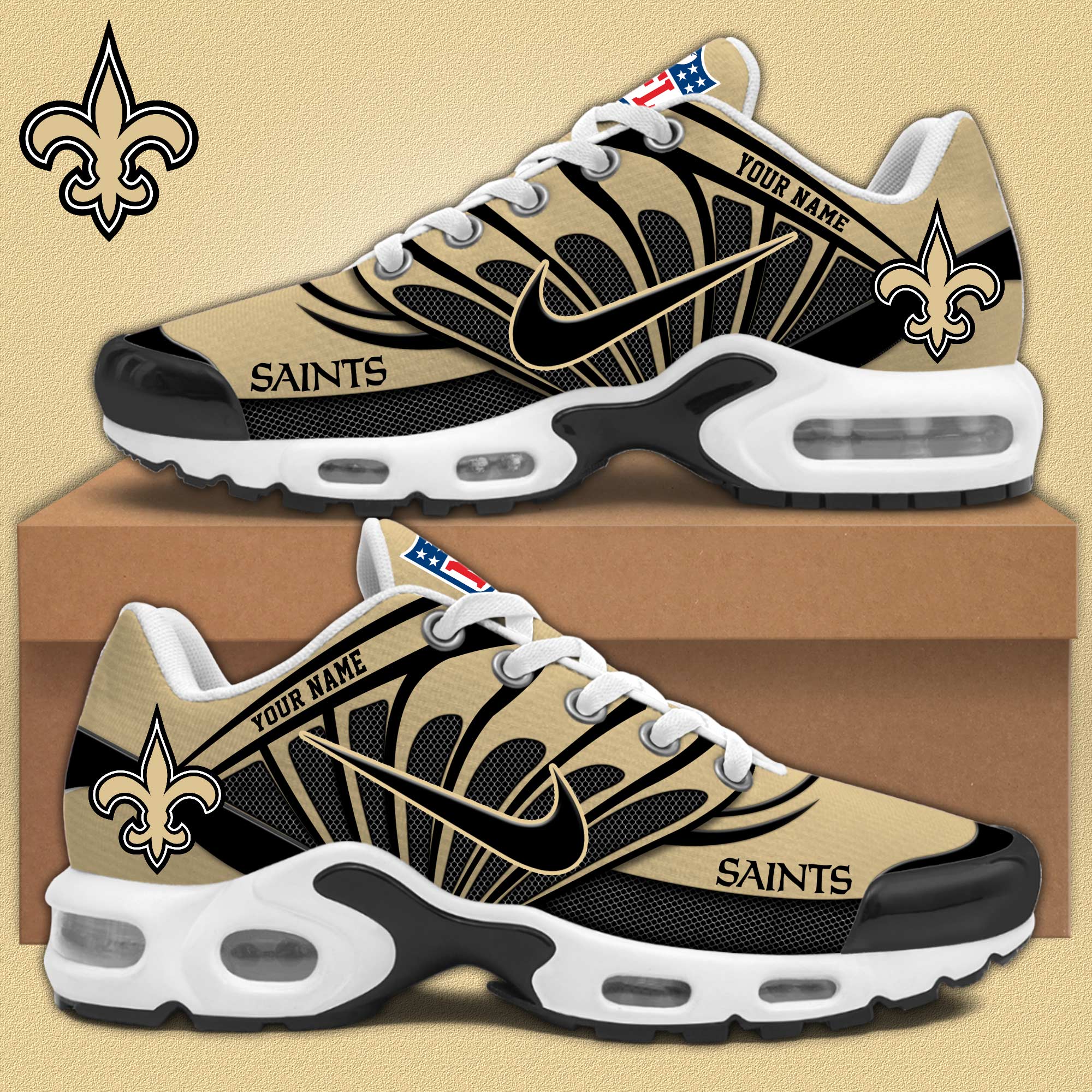 JWFancy New Orleans Saints TN Shoes Sneakers For Men And Women