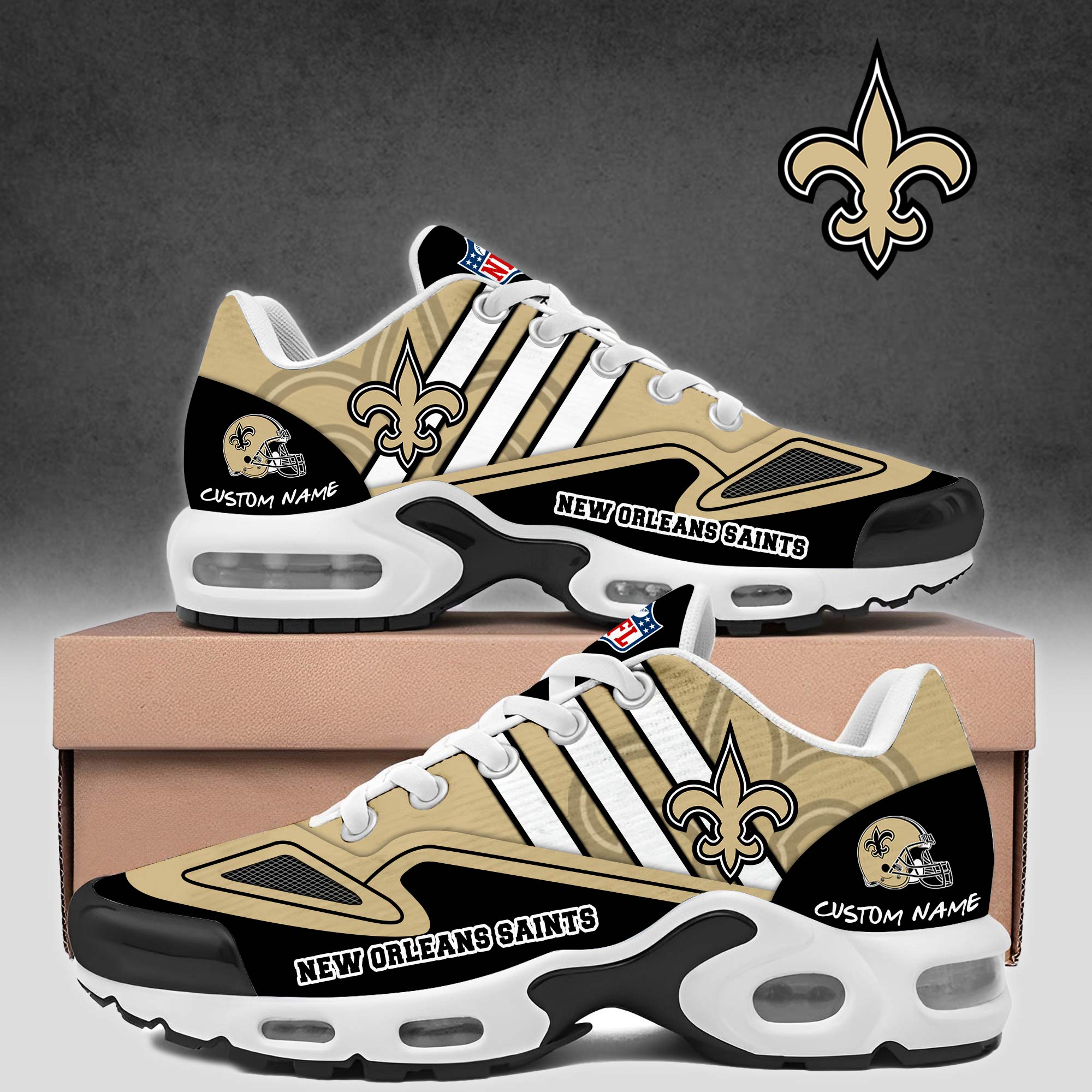 JWFancy New Orleans Saints TN Shoes Sneakers For Men And Women