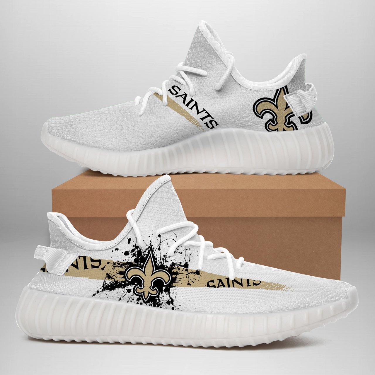 JWFancy New Orleans Saints Yeezy Boost Shoes For Men And Women
