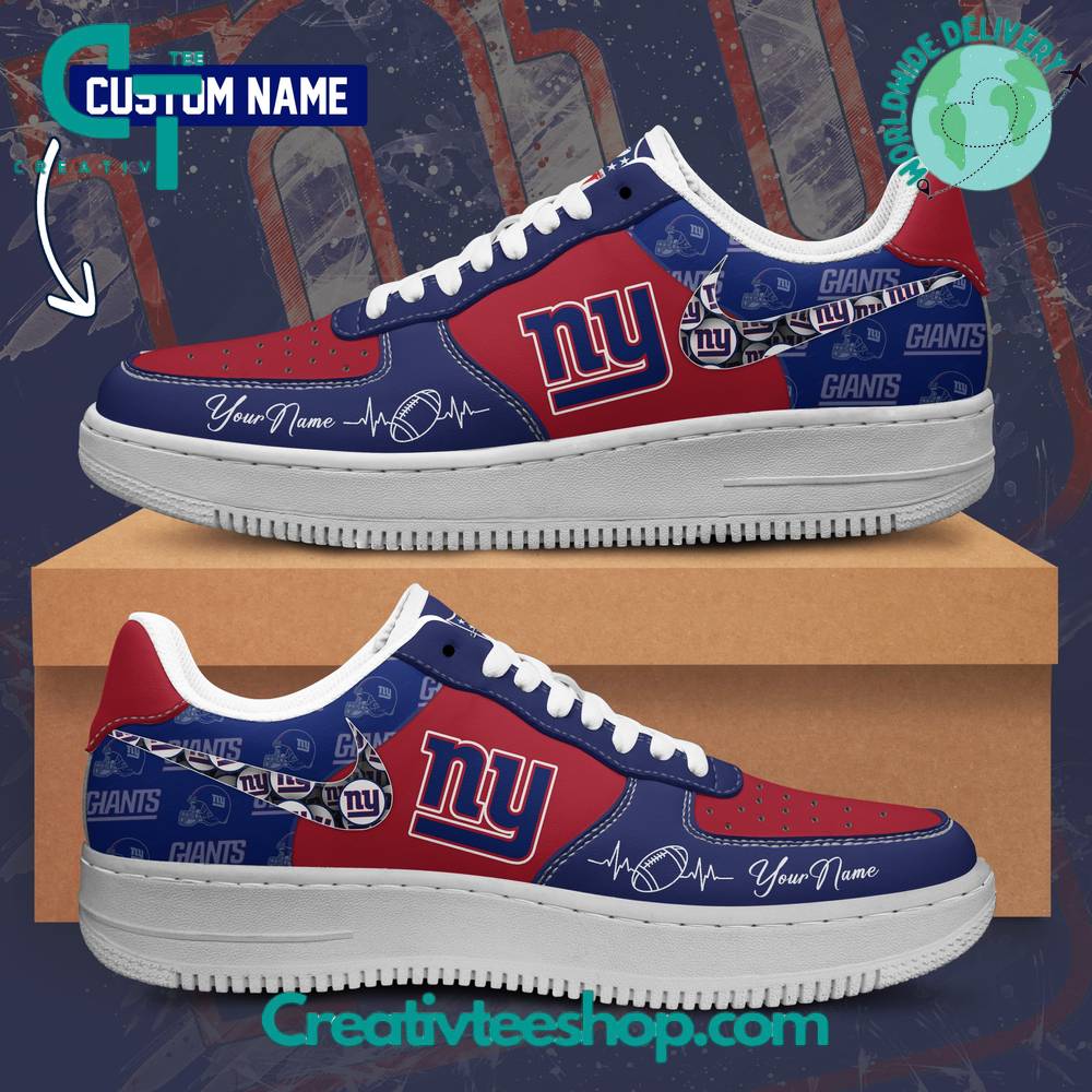 JWFancy New York Giants Air Low-Top Sneakers Shoes For Men And Women