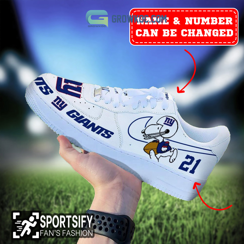 JWFancy New York Giants Air Low-Top Sneakers Shoes For Men And Women
