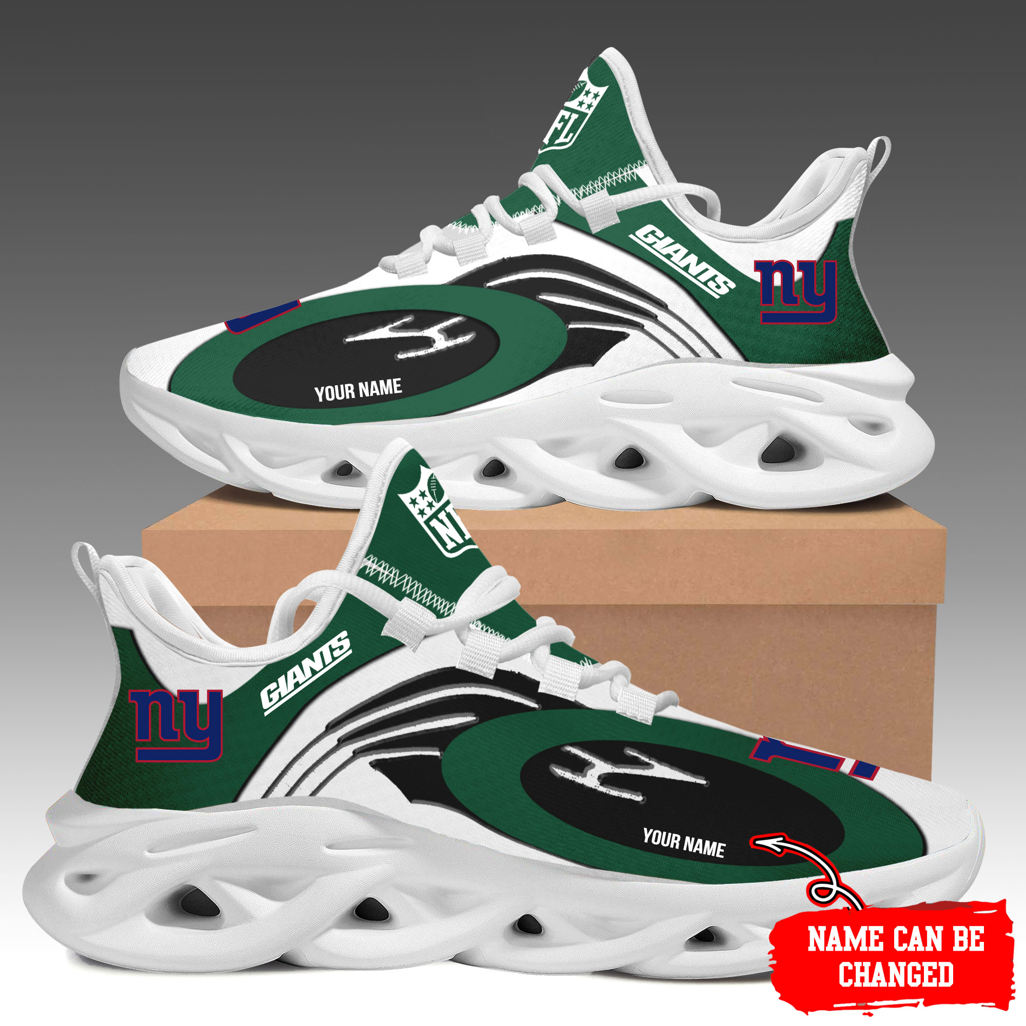 JWFancy New York Giants Max Soul Shoes Sneakers For Men And Women