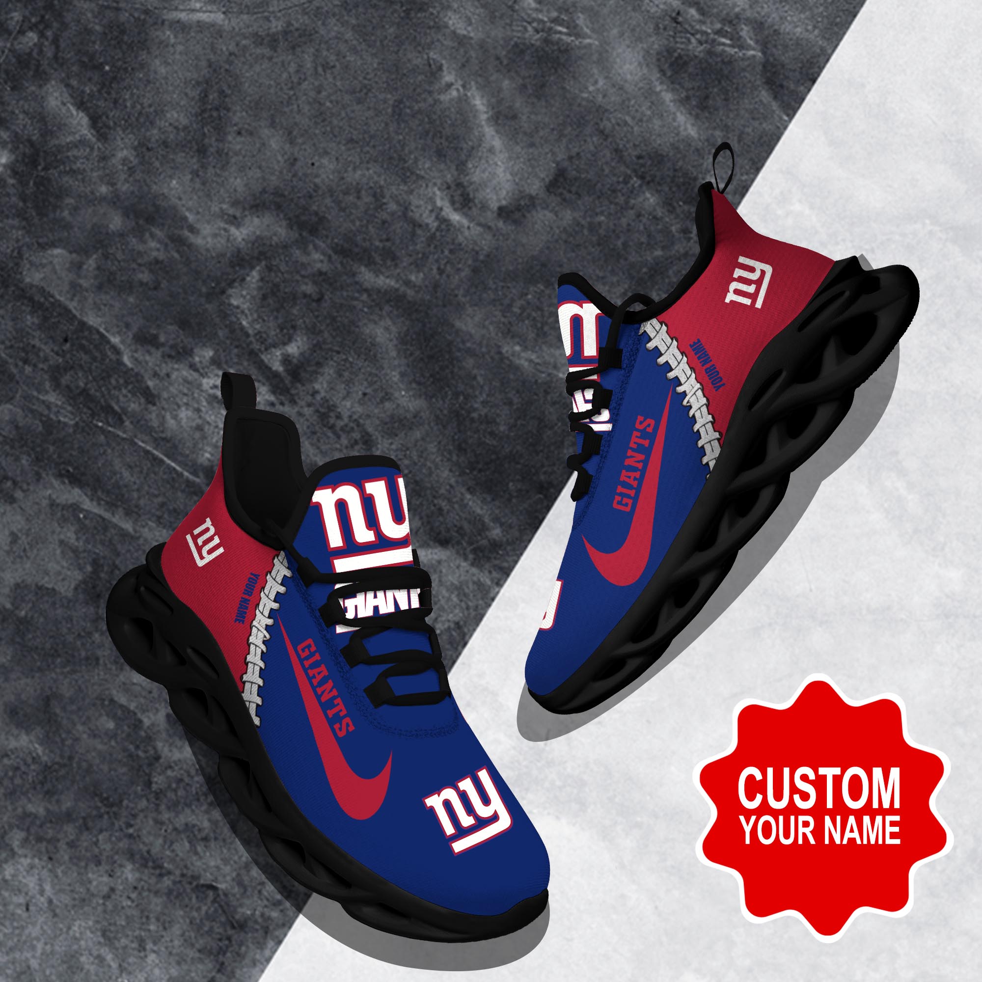 JWFancy New York Giants Max Soul Shoes Sneakers For Men And Women