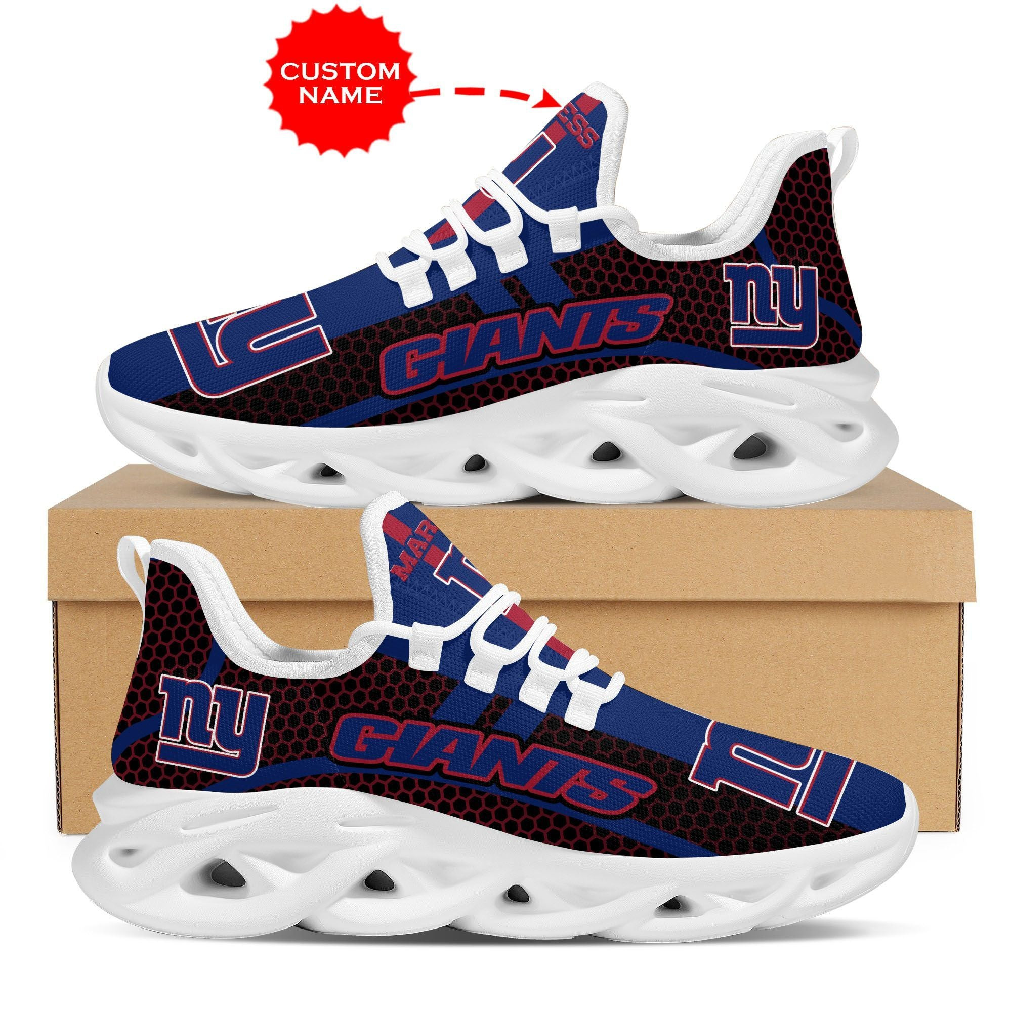 JWFancy New York Giants Max Soul Shoes Sneakers For Men And Women