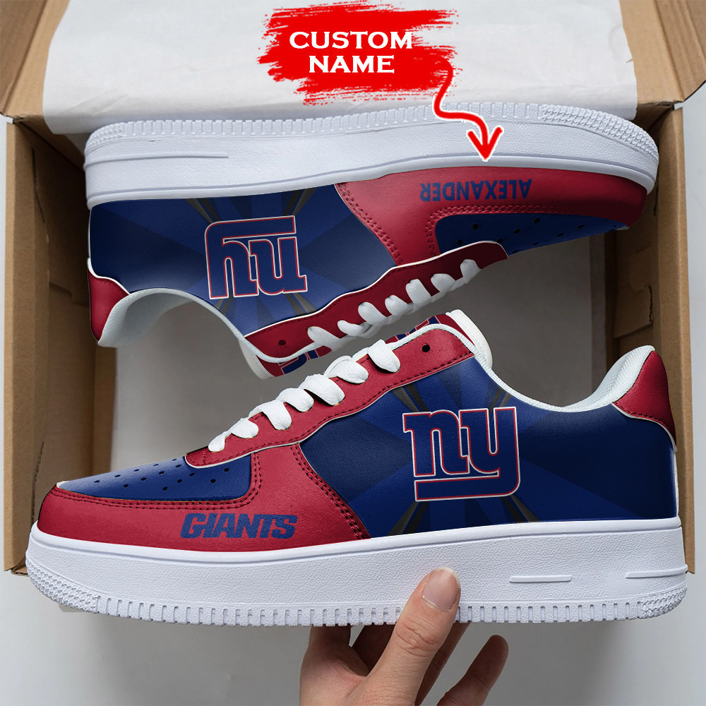 JWFancy New York Giants NFL Air Low-Top Sneakers Shoes For Men And Women