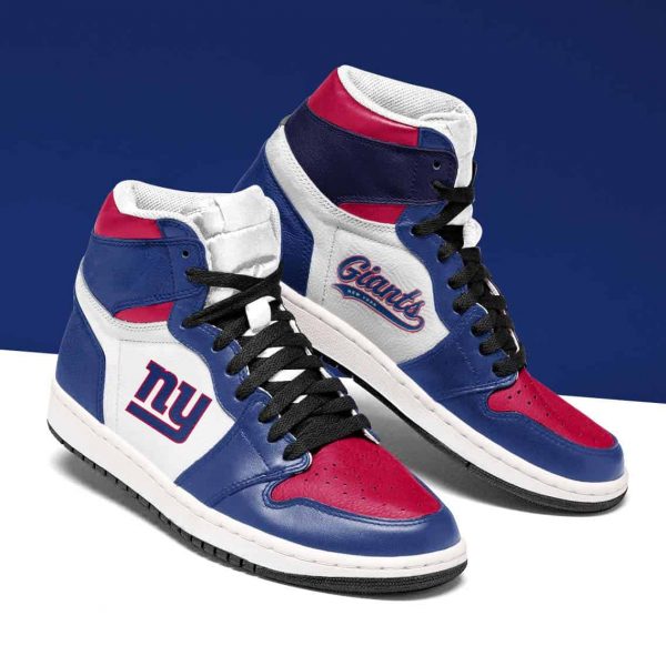 JWFancy New York Giants NFL AJ1 High Sneakers Shoes For Men And Women