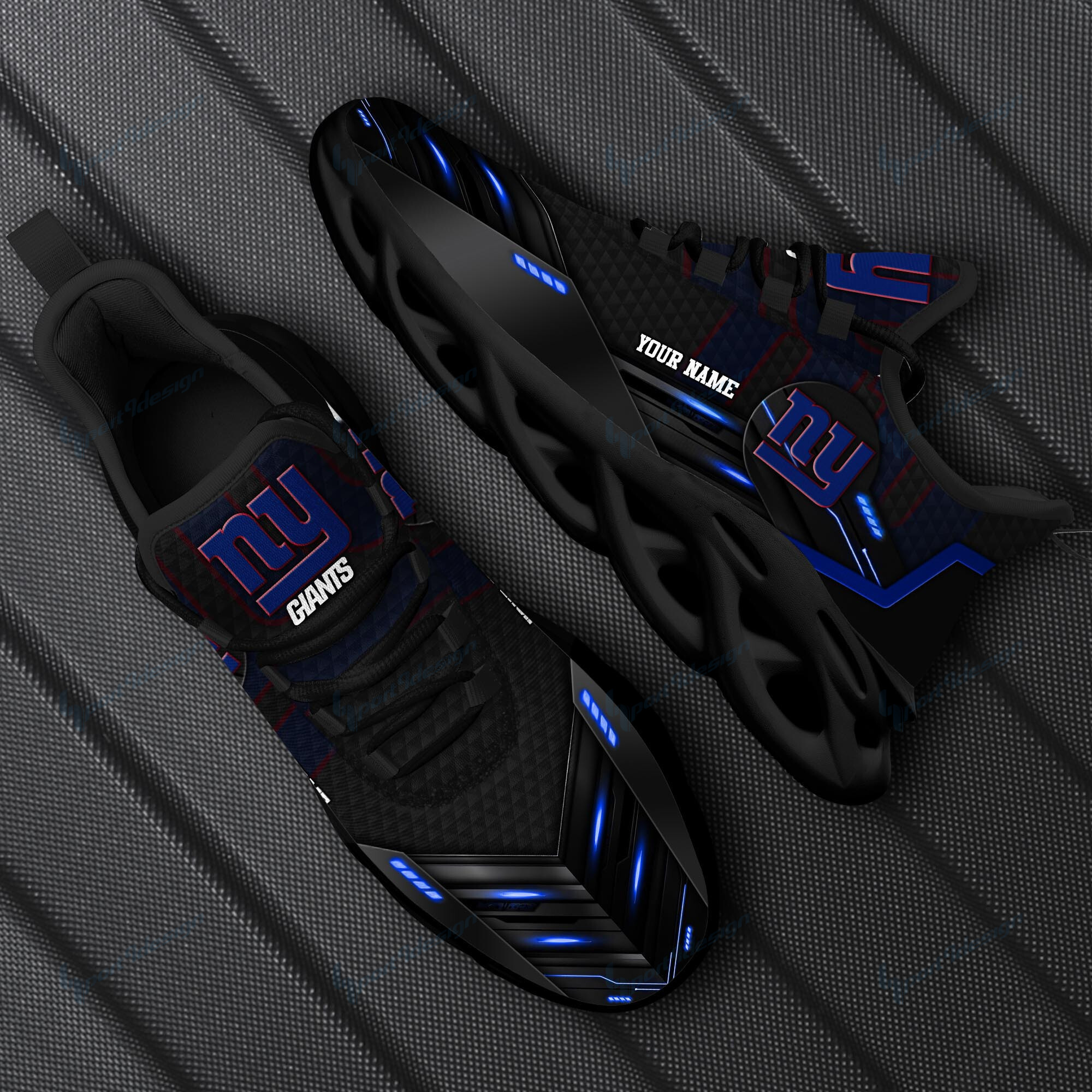 JWFancy New York Giants NFL Max Soul Shoes Sneakers For Men And Women