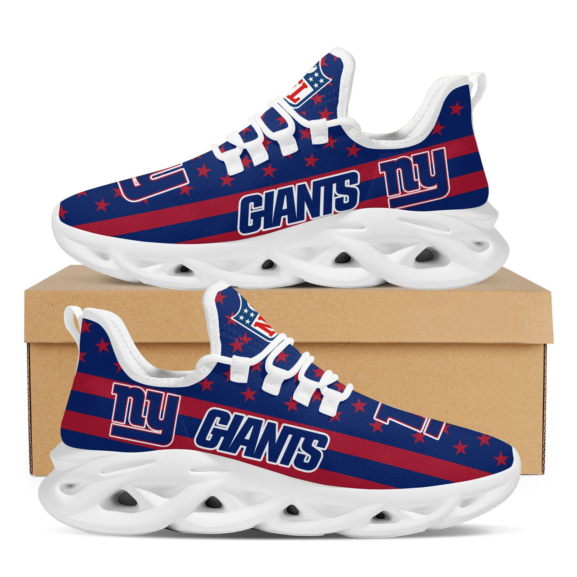 JWFancy New York Giants NFL Max Soul Shoes Sneakers For Men And Women