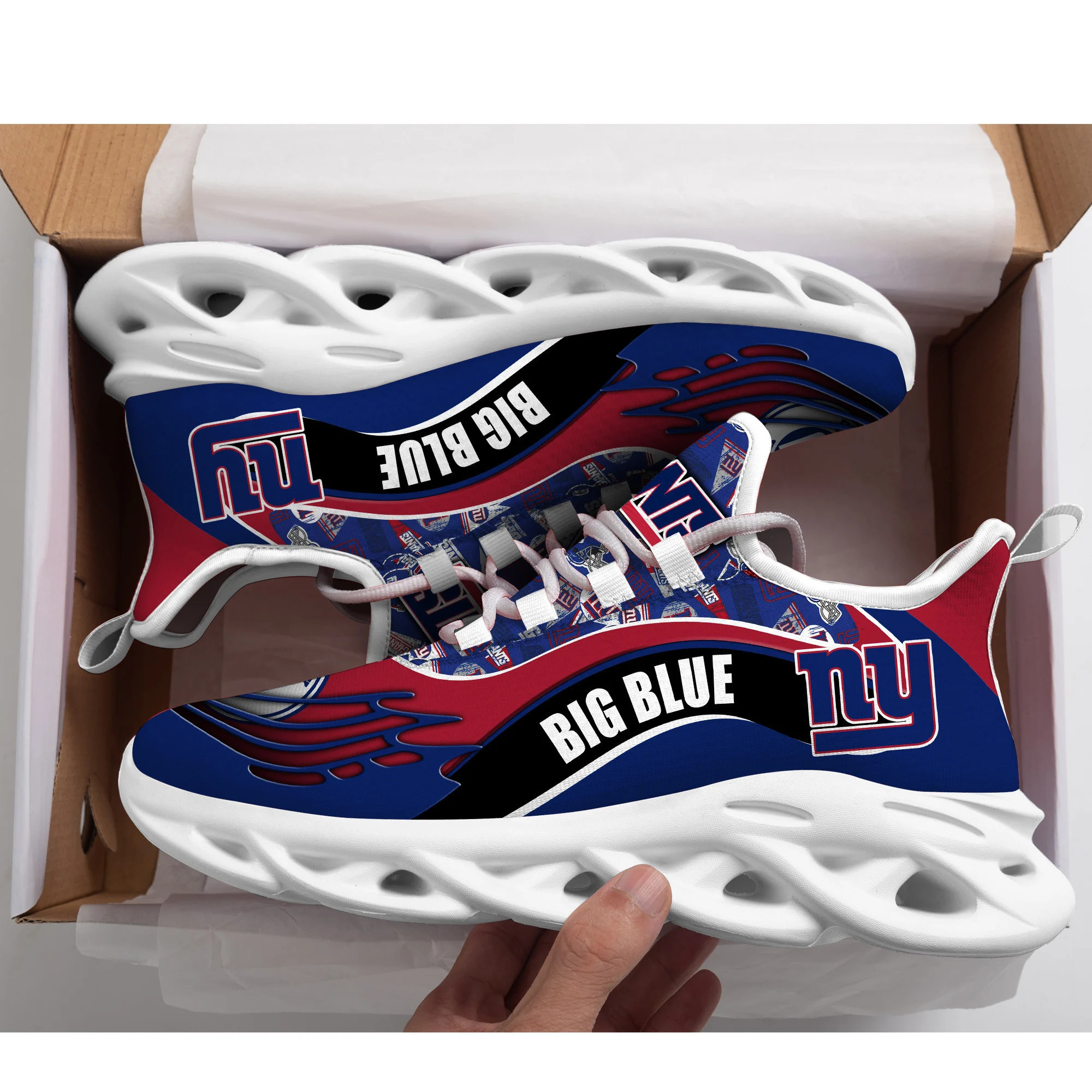 JWFancy New York Giants NFL Max Soul Shoes Sneakers For Men And Women
