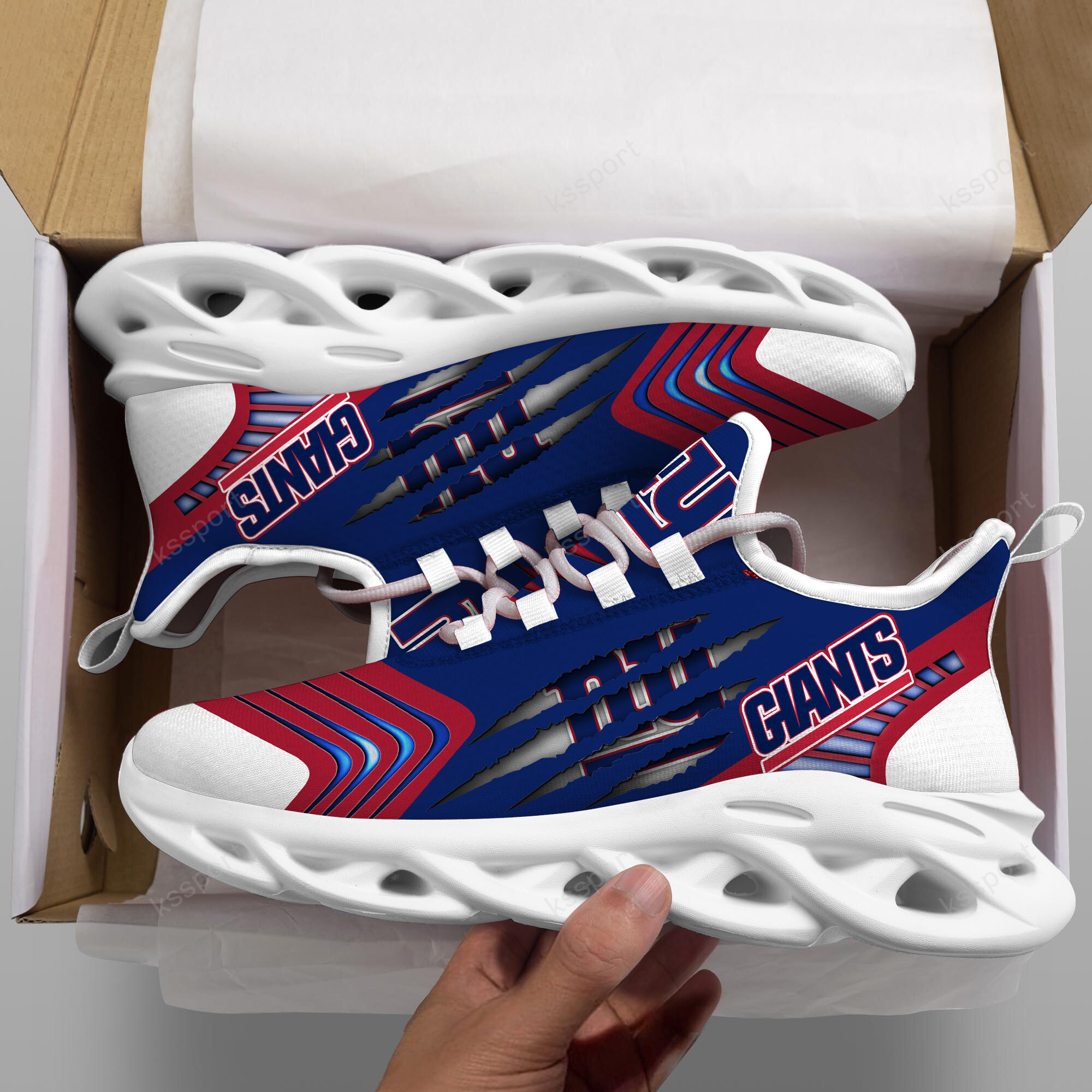 JWFancy New York Giants NFL Max Soul Shoes Sneakers For Men And Women