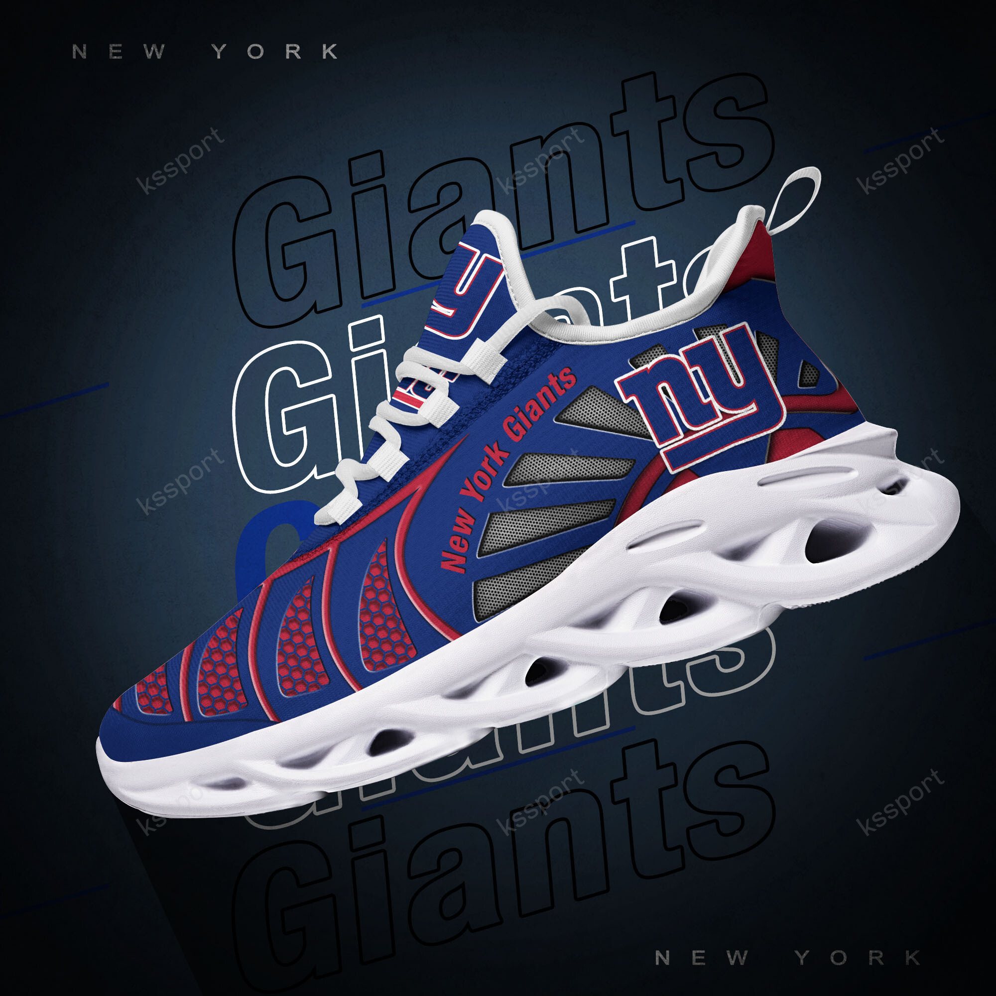 JWFancy New York Giants NFL Max Soul Shoes Sneakers For Men And Women