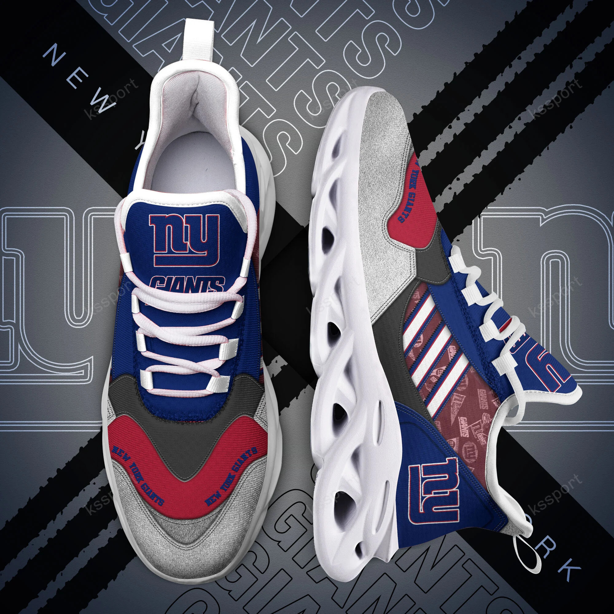 JWFancy New York Giants NFL Max Soul Shoes Sneakers For Men And Women