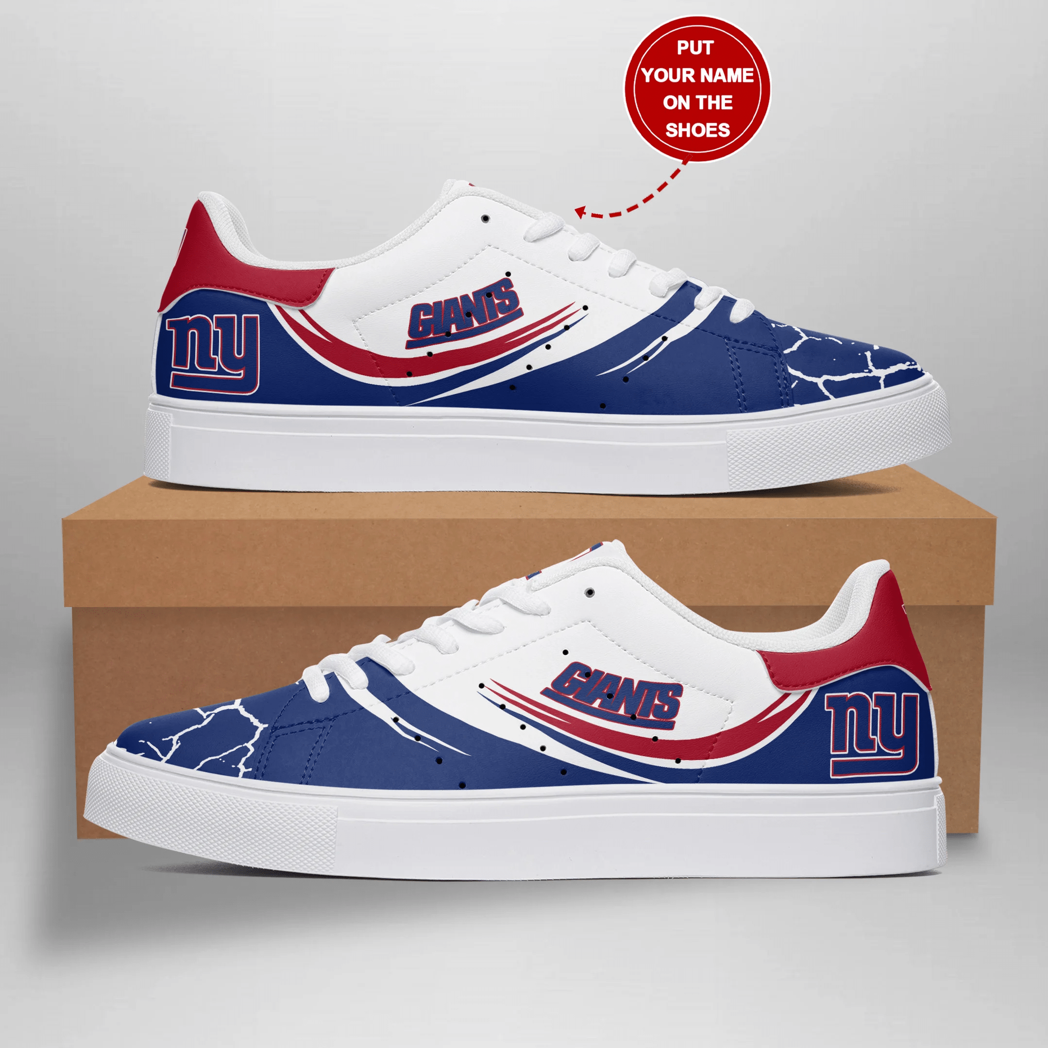 JWFancy New York Giants Skate Stan Shoes Sneakes For Men And Women