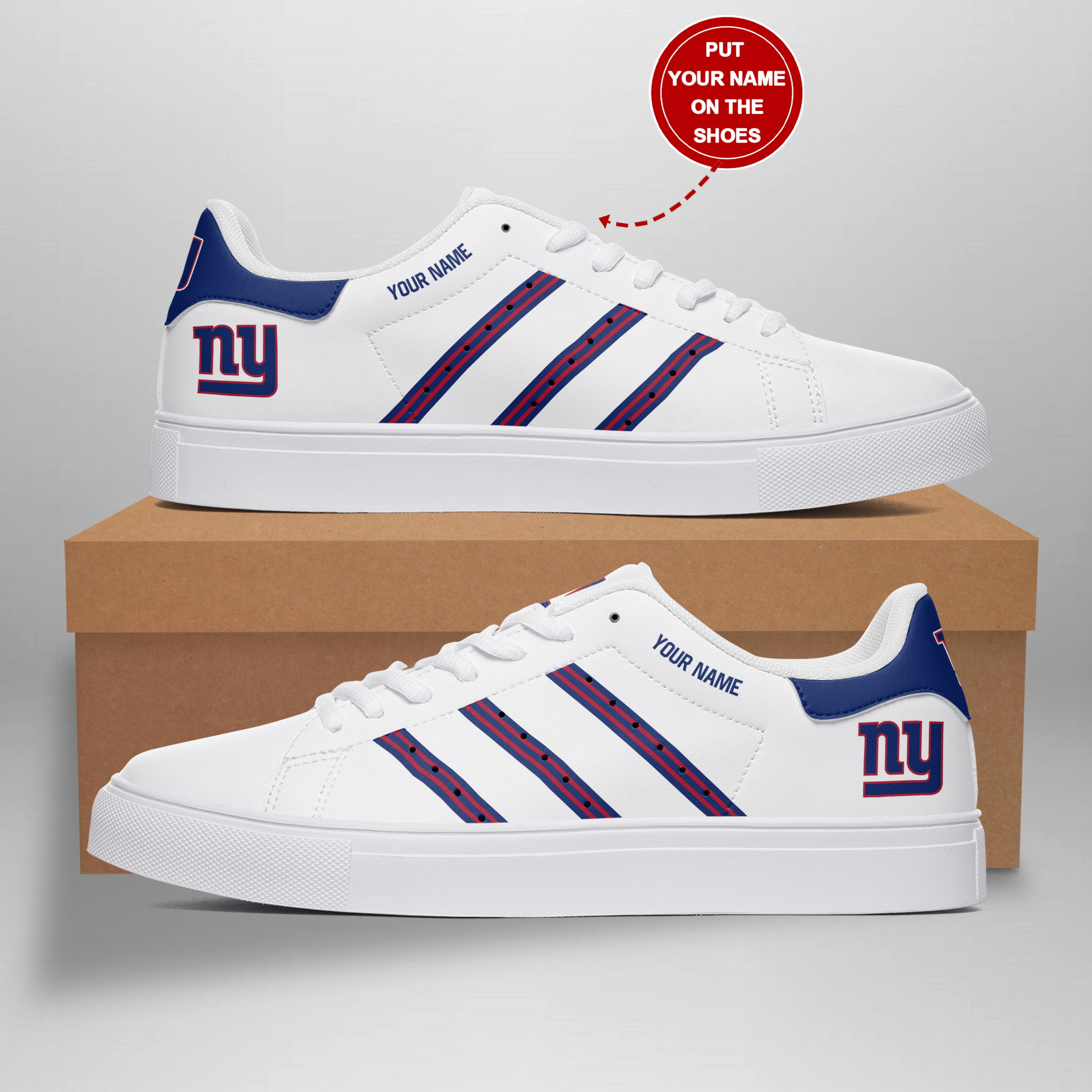 JWFancy New York Giants Skate Stan Shoes Sneakes For Men And Women