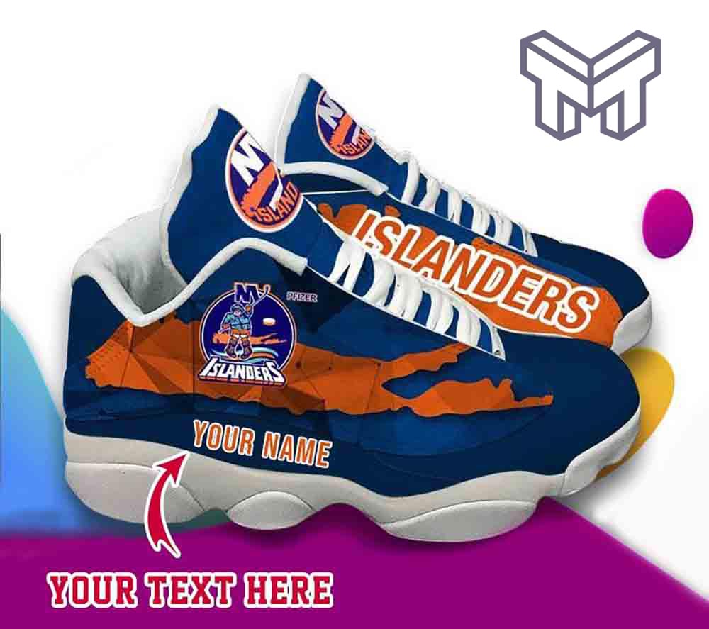 JWFancy New York Islanders AJ13 Sneakers Shoes For Men And Women