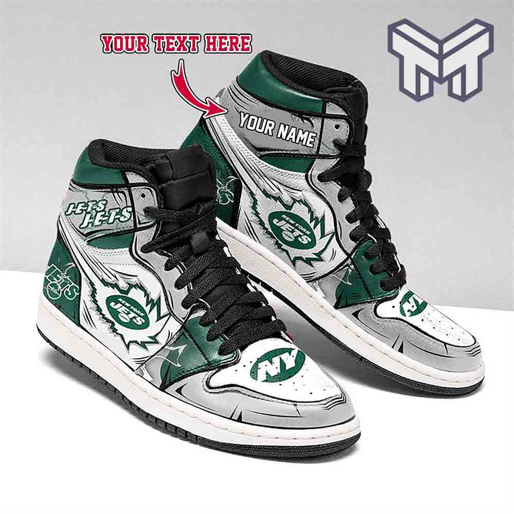 JWFancy New York Jets AJ1 High Sneakers Shoes For Men And Women
