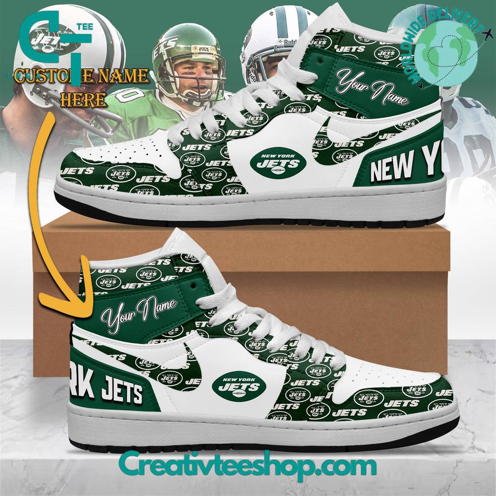 JWFancy New York Jets AJ1 High Sneakers Shoes For Men And Women