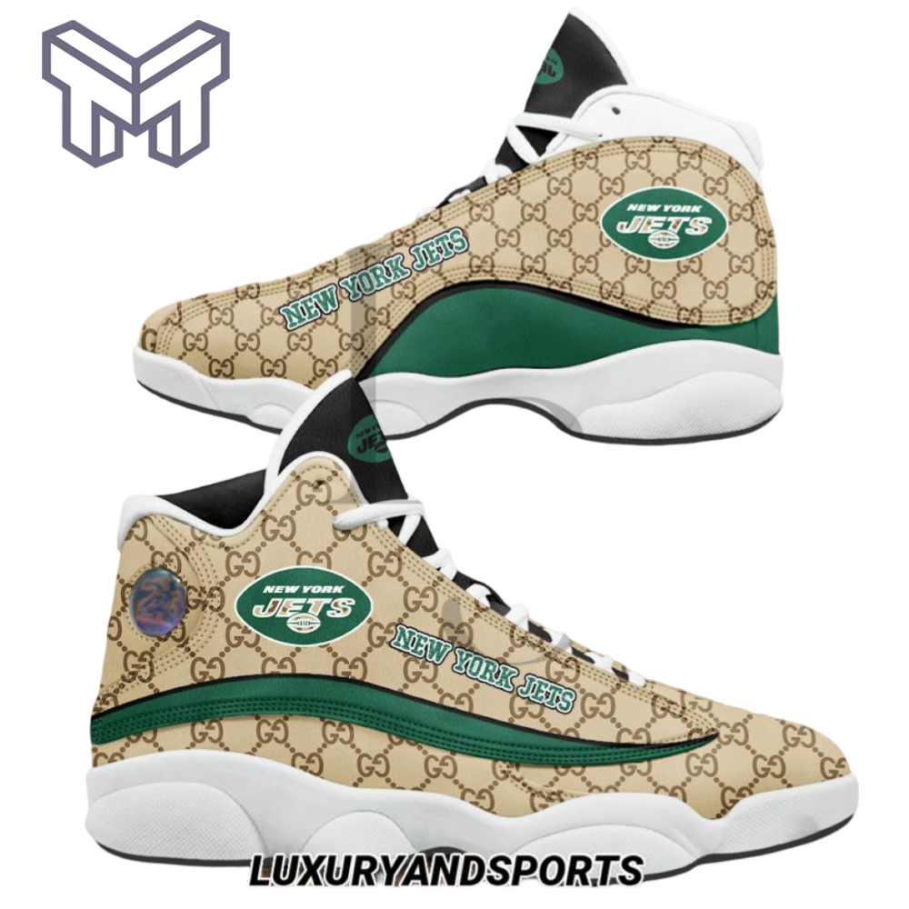 JWFancy New York Jets AJ13 Sneakers Shoes For Men And Women