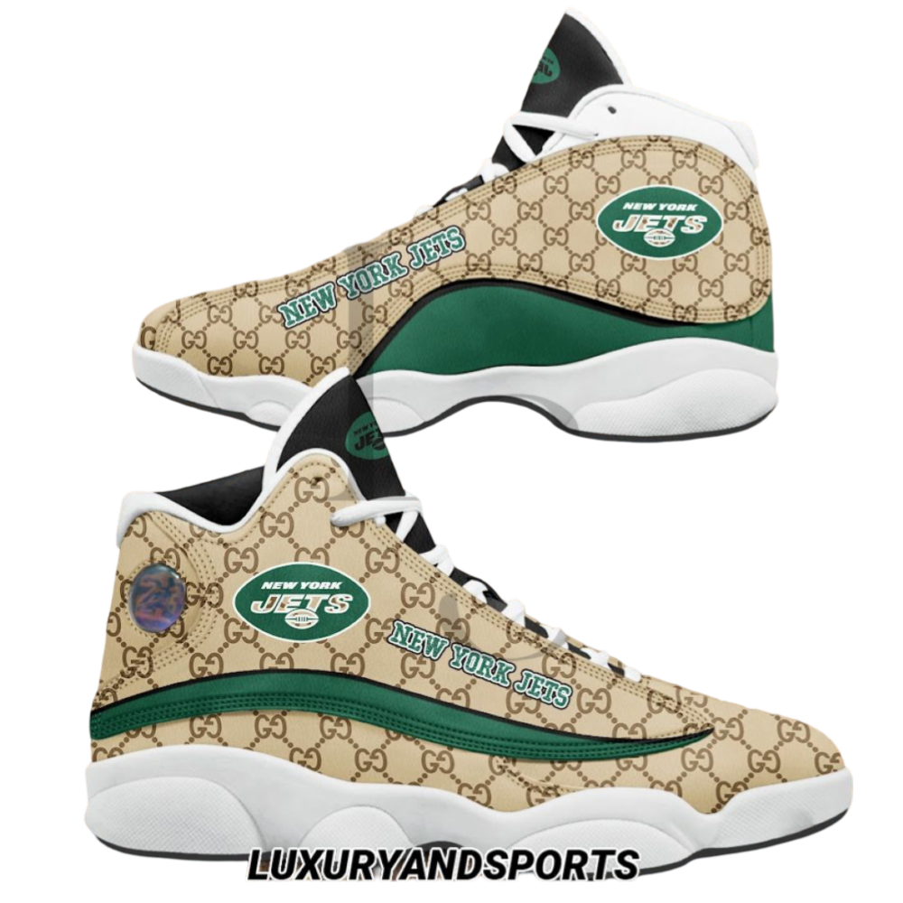JWFancy New York Jets AJ13 Sneakers Shoes For Men And Women