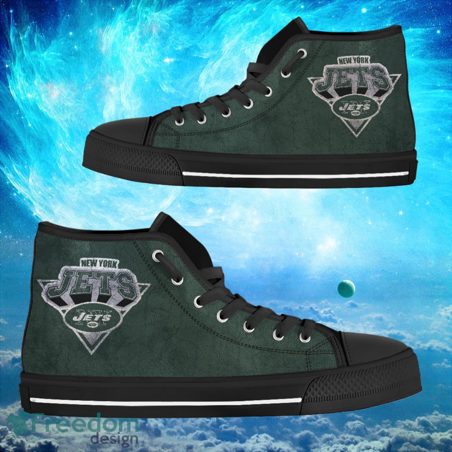 JWFancy New York Jets High Top Canvas Sneakers Shoes For Men And Women