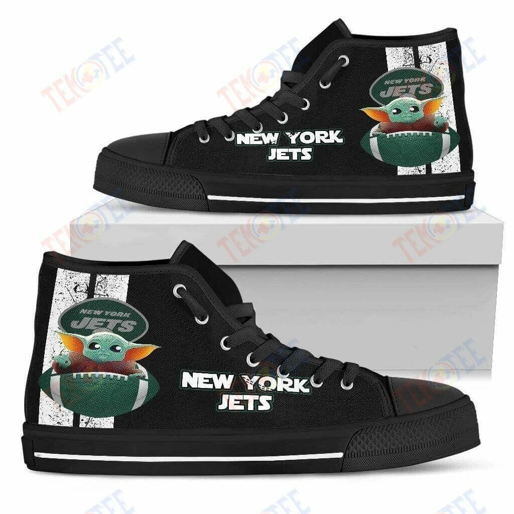 JWFancy New York Jets High Top Canvas Sneakers Shoes For Men And Women