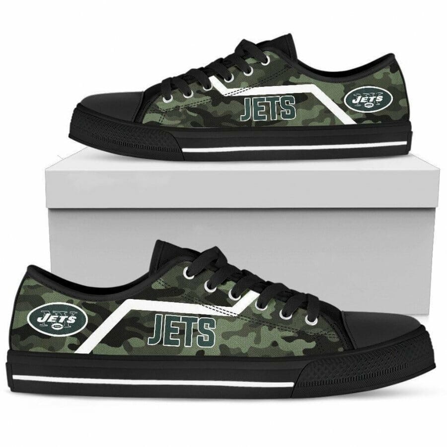 JWFancy New York Jets Low Top Canvas Sneakers Shoes For Men And Women