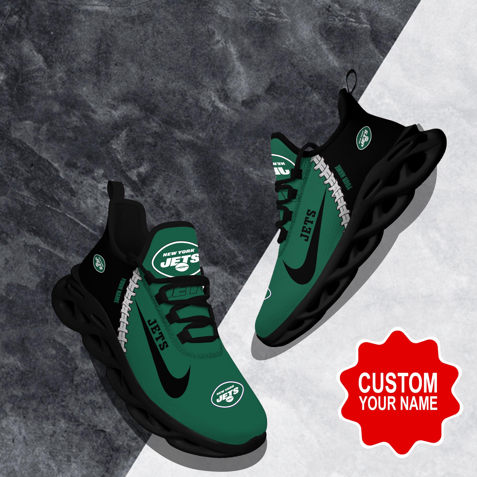 JWFancy New York Jets Max Soul Shoes Sneakers For Men And Women