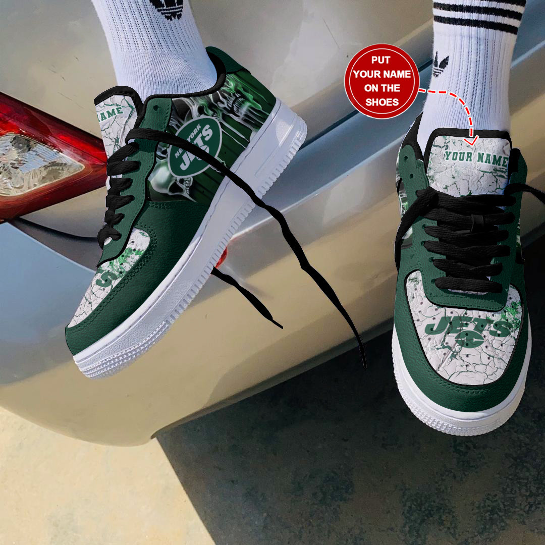 JWFancy New York Jets NFL Air Low-Top Sneakers Shoes For Men And Women