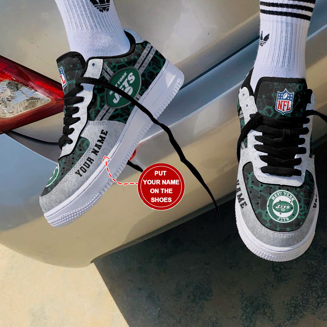 JWFancy New York Jets NFL Air Low-Top Sneakers Shoes For Men And Women