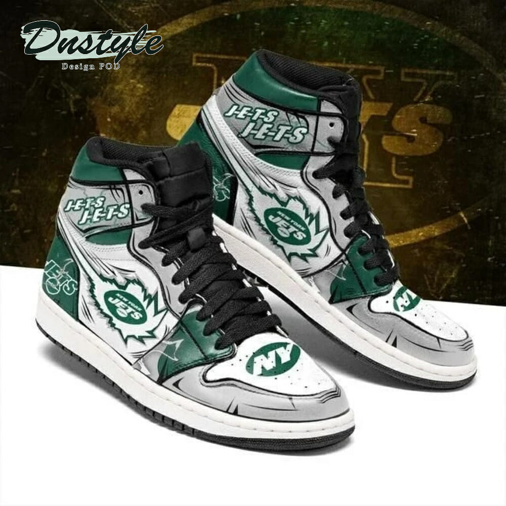 JWFancy New York Jets NFL AJ1 High Sneakers Shoes For Men And Women