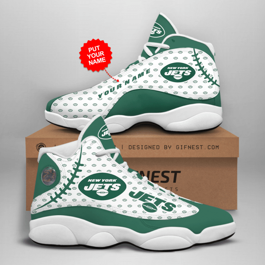 JWFancy New York Jets NFL AJ13 Sneakers Shoes For Men And Women