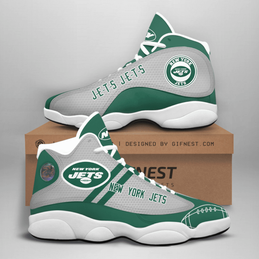JWFancy New York Jets NFL AJ13 Sneakers Shoes For Men And Women