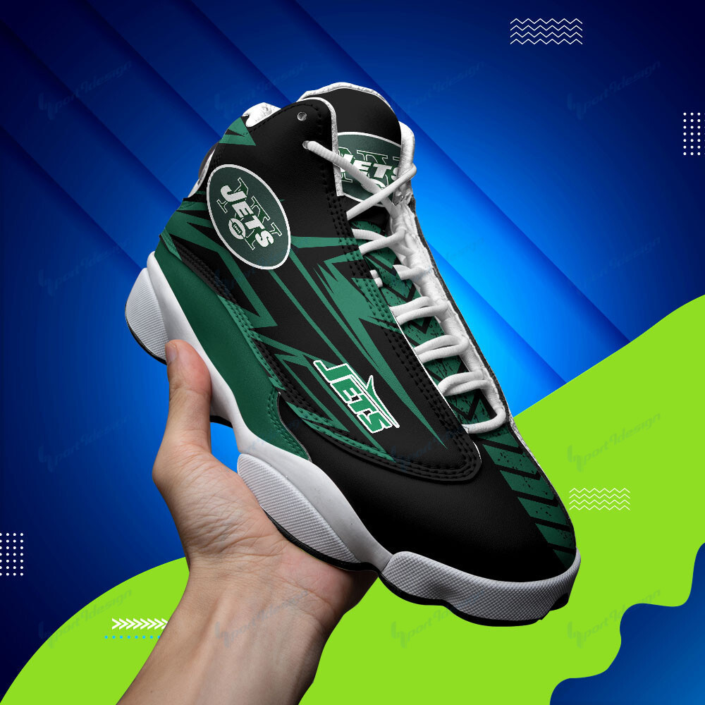 JWFancy New York Jets NFL AJ13 Sneakers Shoes For Men And Women