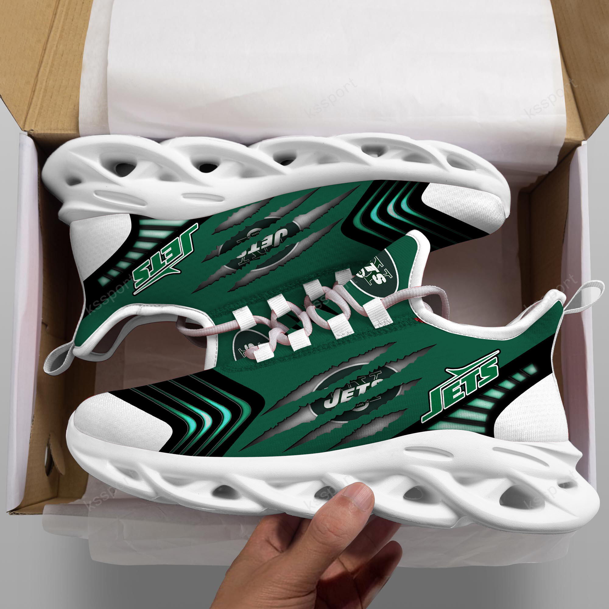 JWFancy New York Jets NFL Max Soul Shoes Sneakers For Men And Women