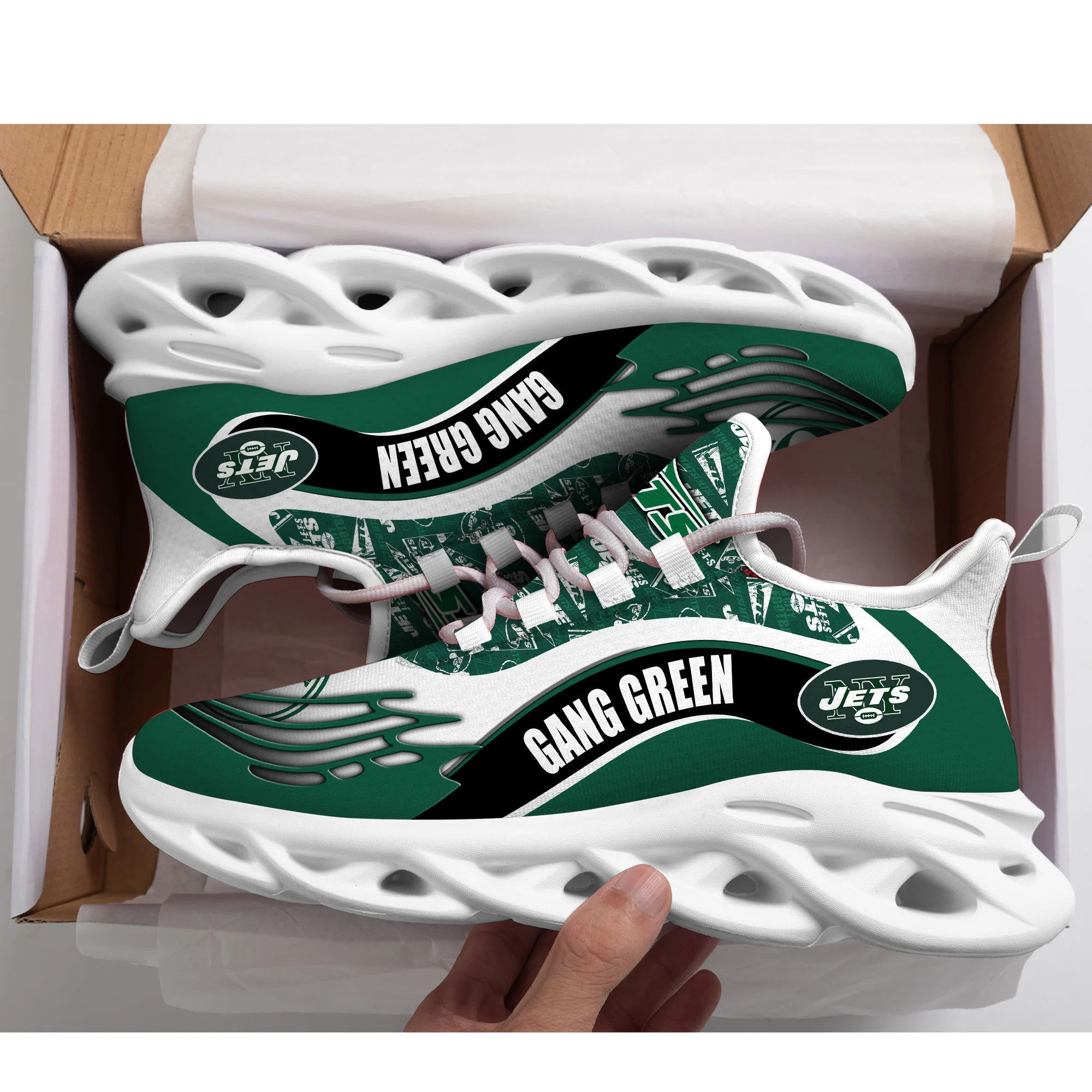 JWFancy New York Jets NFL Max Soul Shoes Sneakers For Men And Women