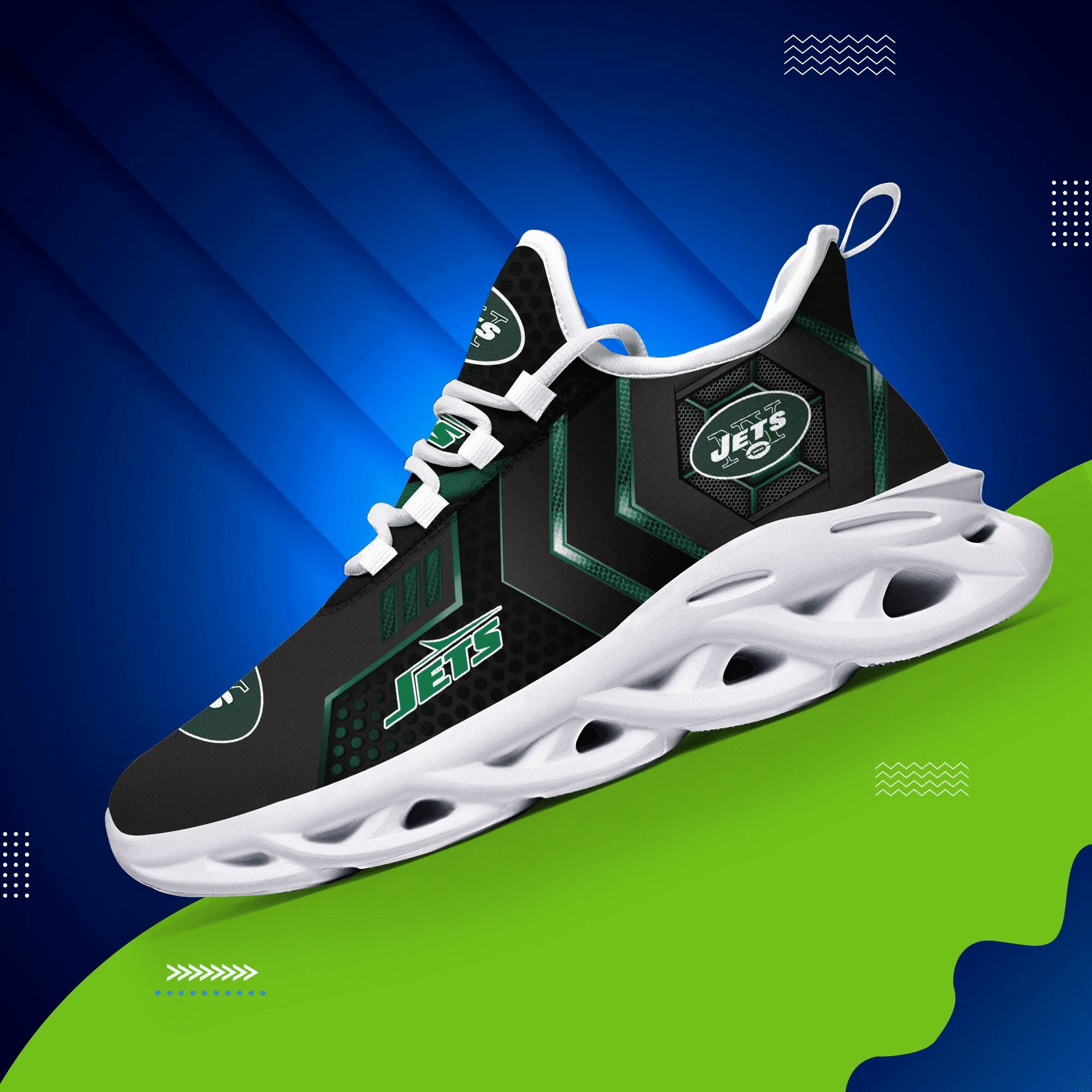 JWFancy New York Jets NFL Max Soul Shoes Sneakers For Men And Women