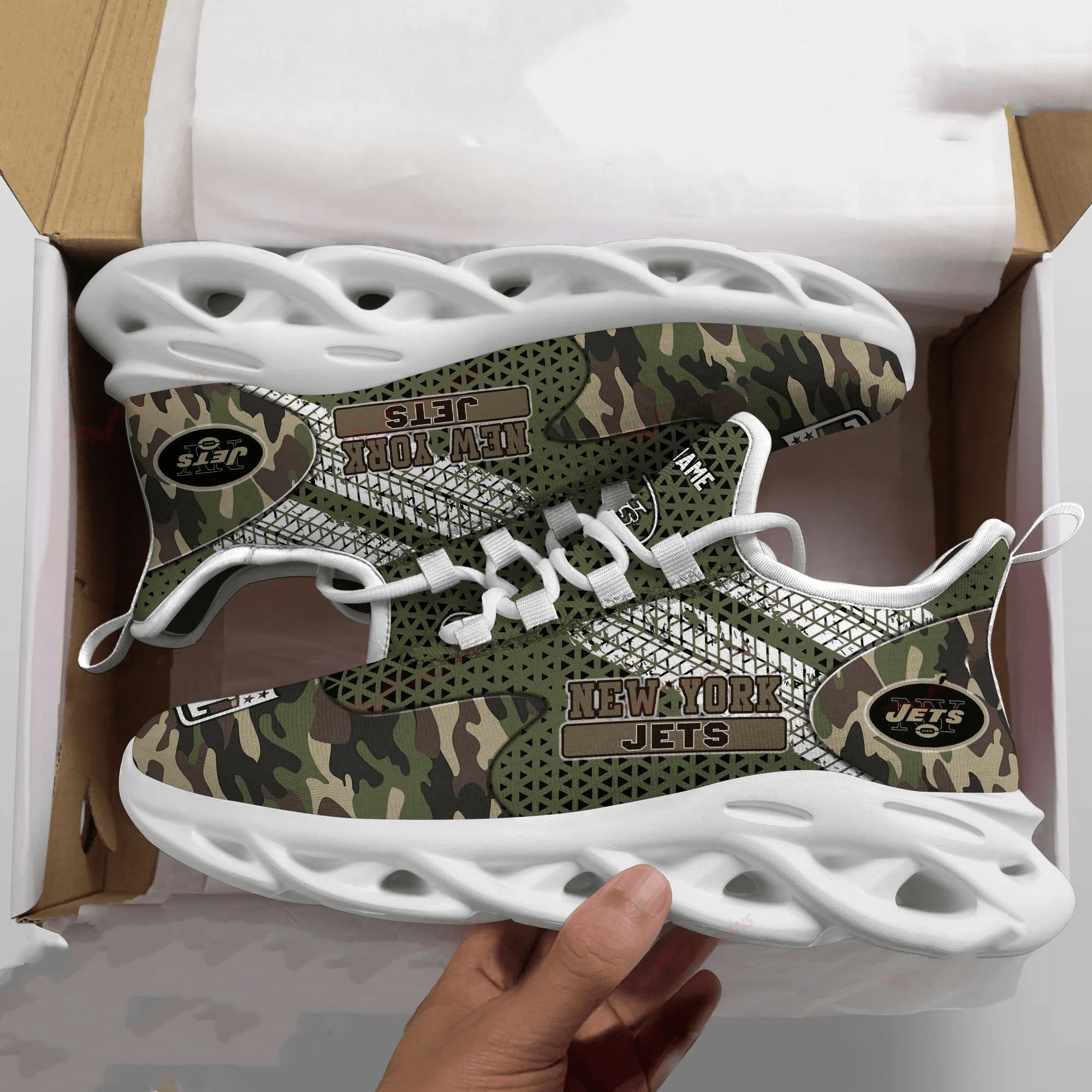 JWFancy New York Jets NFL Max Soul Shoes Sneakers For Men And Women