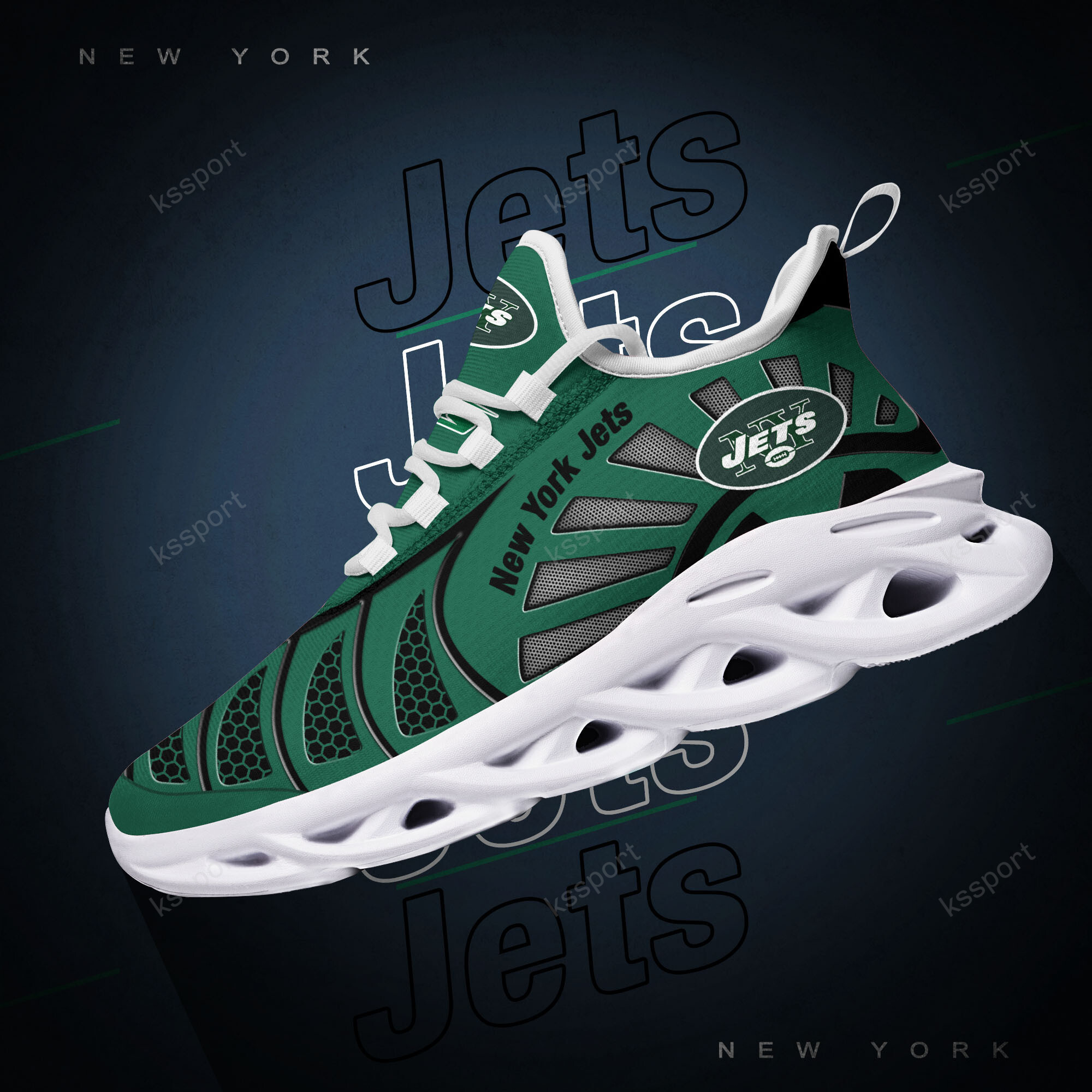 JWFancy New York Jets NFL Max Soul Shoes Sneakers For Men And Women