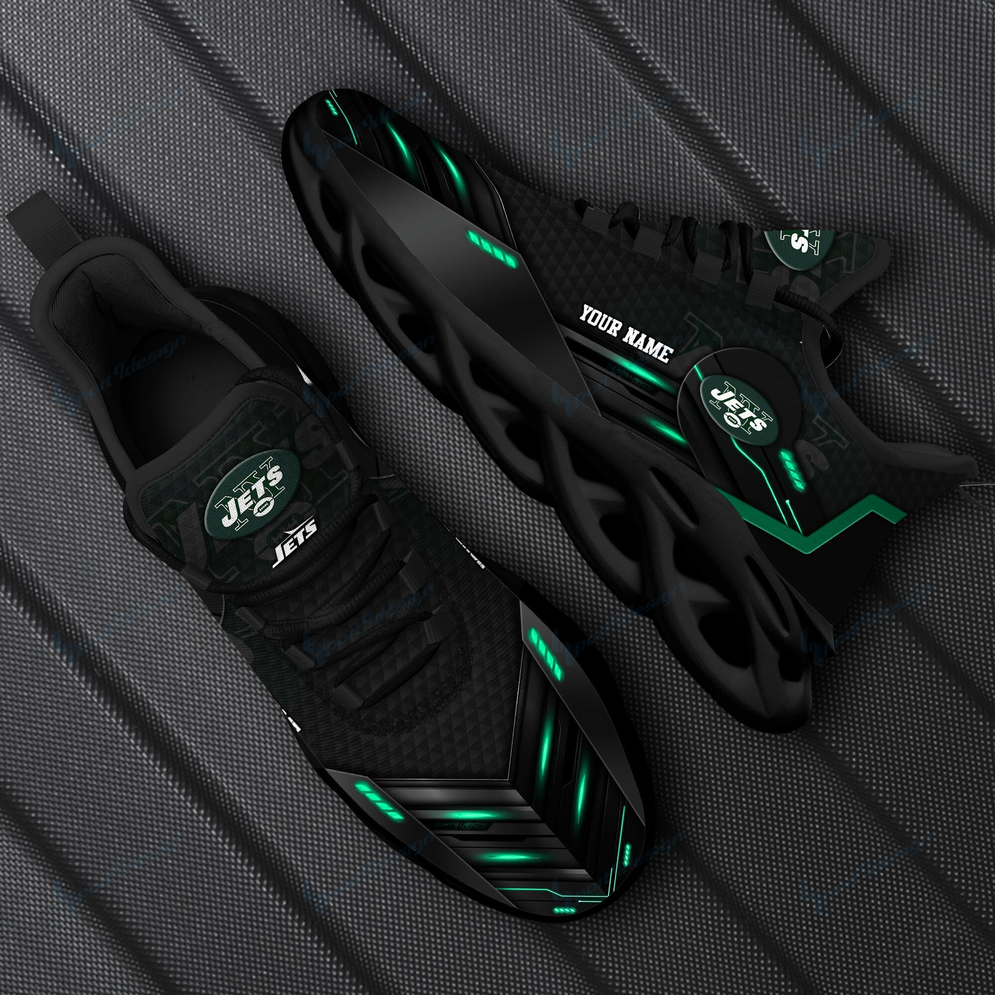 JWFancy New York Jets NFL Max Soul Shoes Sneakers For Men And Women