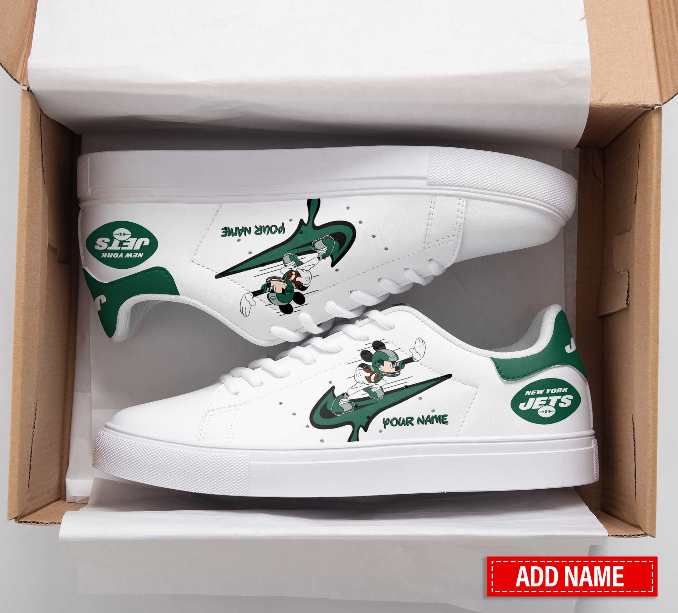 JWFancy New York Jets Skate Stan Shoes Sneakes For Men And Women